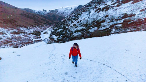 Walking at Carding Mill Valley and the Long Mynd, Shropshire